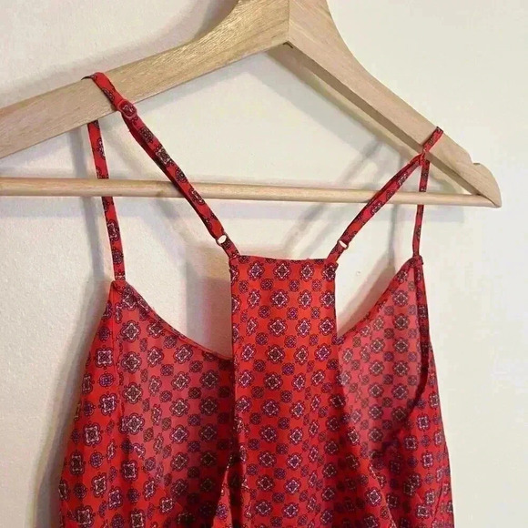 J. Crew Patterned Racerback Sleeveless Blouse - Picture 5 of 7